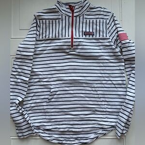 Vineyard Vines Women’s Americana 1/4 Zip Pullover Sweater Size Small